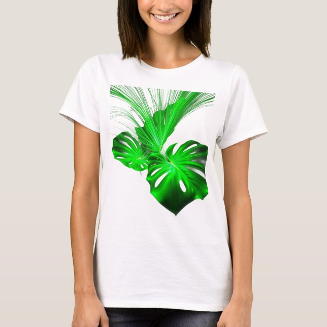 Camiseta green leaf (Frente)