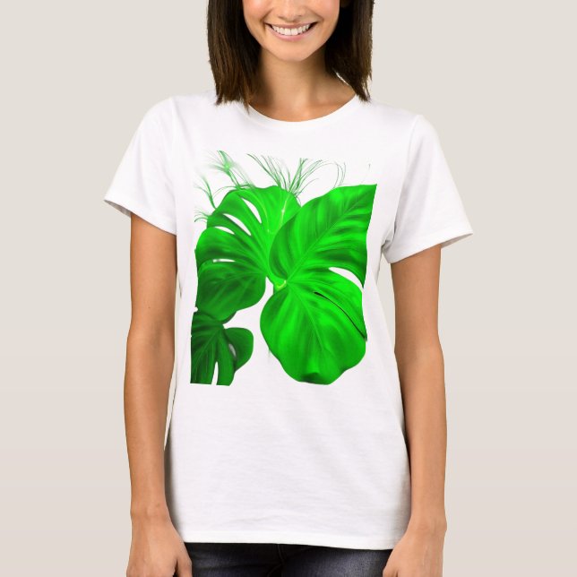 Camiseta green leaf  (Frente)