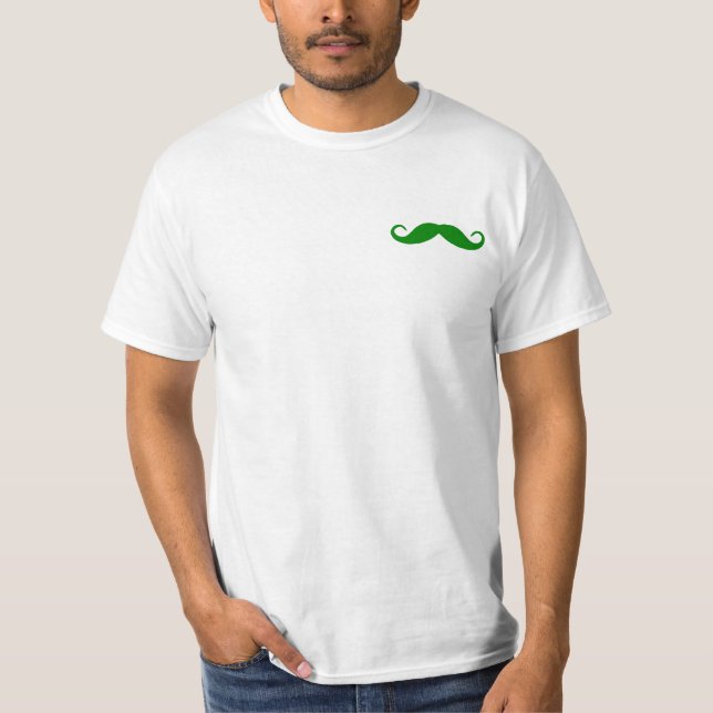 Camiseta Green Mustache (Frente)