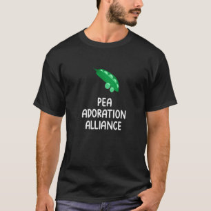 Camiseta Green Pea Adoration Alliance Vegetable Fan Club Ea