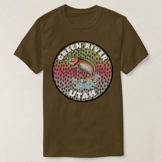 Camiseta Green River Fly Fisheries Utah T (Frente do Design)