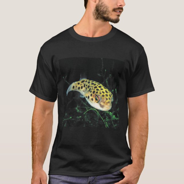 Camiseta Green spotted puffer (Frente)