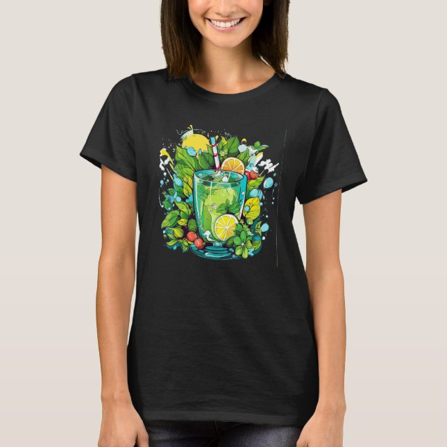 Camiseta Green Springtime soft drink for spring Feelings (Frente)