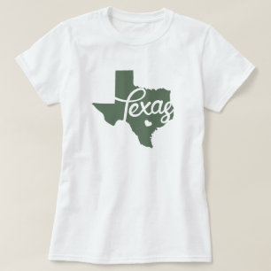 Camiseta Green Texas Heart