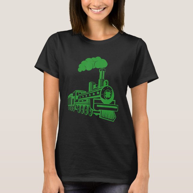 Camiseta Green Train Irish Holidy Boys Gir (Frente)
