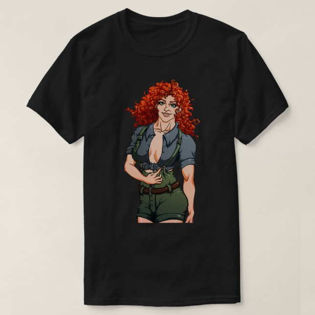 Camiseta Green Witch Marigold (Frente do Design)