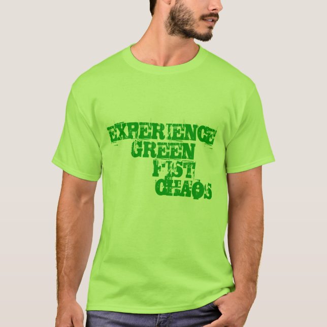 Camiseta GreenFistChaos (Frente)