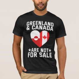 Camiseta Greenland And Canada Are Not For Sale