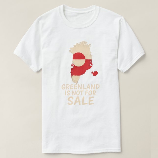 CAMISETA GREENLAND IS NOT FOR SALE (Frente do Design)