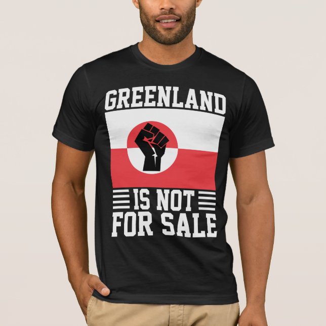 Camiseta Greenland Is Not For Sale - Support Greenland (Frente)