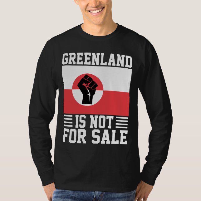 Camiseta Greenland Is Not For Sale - Support Greenland (Frente)