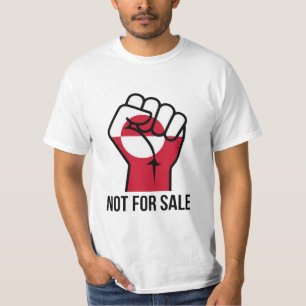 Camiseta Greenland Não Está À Venda Grátis Polít