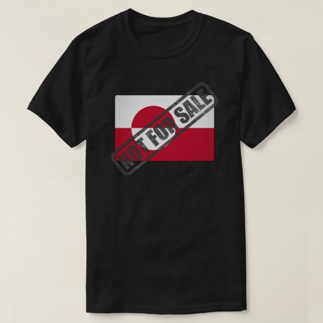 Camiseta Greenland Not For Sale  (Frente do Design)