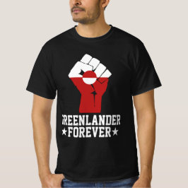 Camiseta Greenlander Para Sempre - Suporte à Groenlândia