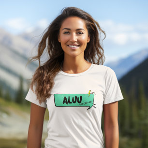 Camiseta Greenlandic Hello Aluu Greenlander Groelândia