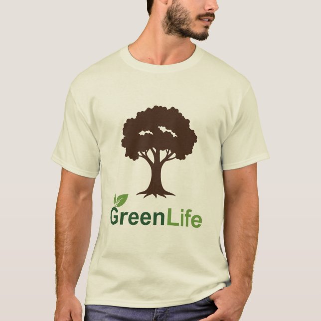 Camiseta GreenLife Tree Eco Friendly Nature Lover T-Shirt (Frente)