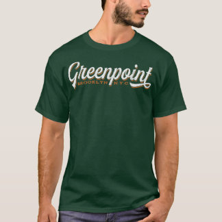 Camiseta Greenpoint Brooklyn tshirt  Cool Retro New York Ci
