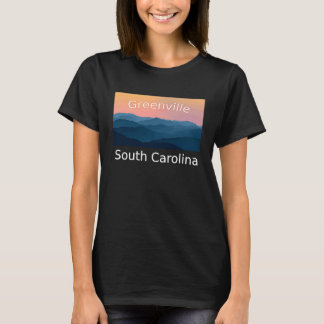 Camiseta Greenville Carolina do Sul Montanha sunset home