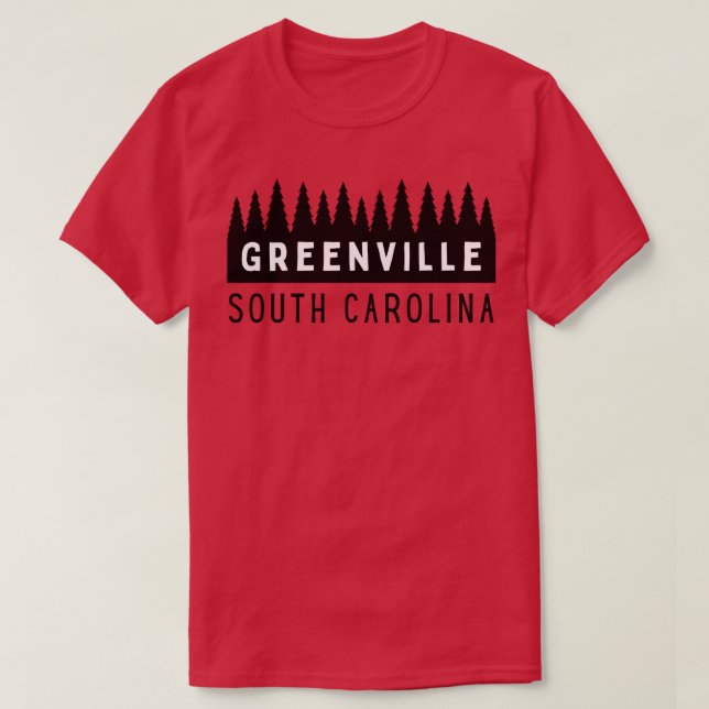 Camiseta Greenville Carolina do Sul SC Tourist Souvenir TSh (Frente do Design)