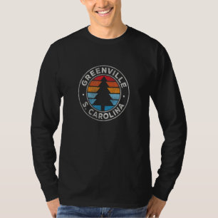 Camiseta Greenville Carolina do Sul Sc Vintage Graphic Retr