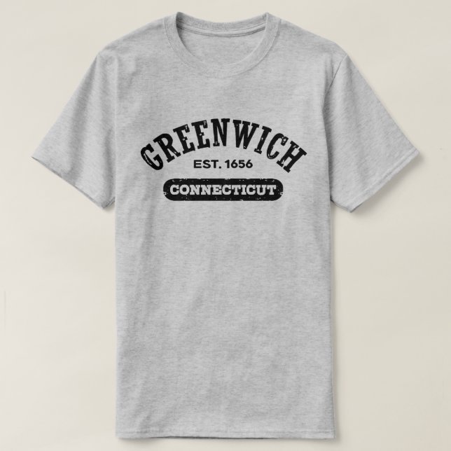 Camiseta Greenwich Connecticut (Frente do Design)