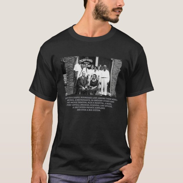 Camiseta Greenwood Tulsa Black History For African American (Frente)