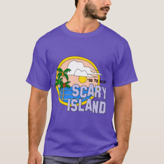 Camiseta Greetings From Scary Islandhe Peach Fuzz
