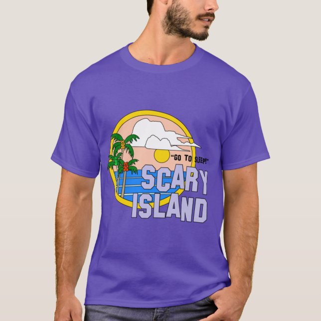 Camiseta Greetings From Scary Islandhe Peach Fuzz (Frente)