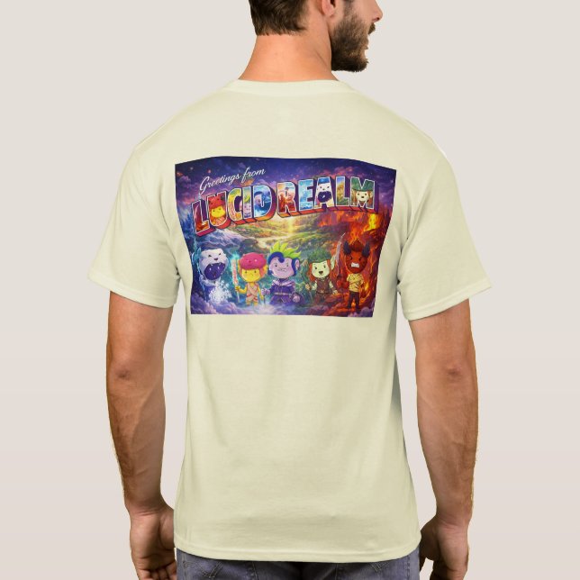 Camiseta Greetings from the Lucid Realm (Verso)
