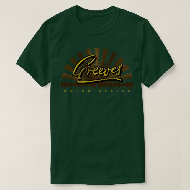 Camiseta Greeves Motorcycle UK (Frente do Design)