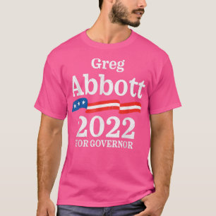 Camiseta Greg Abbott Texas Governor Election 2022 Republica