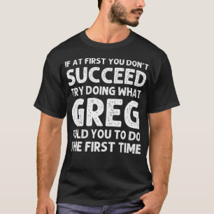 Camiseta Greg Gift Name Personalizado Birthday Funny Christ