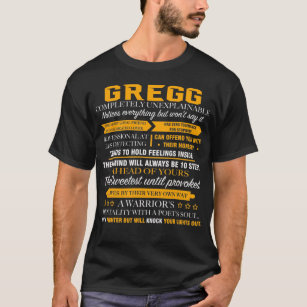 Camiseta GREGG completamente inexplicável