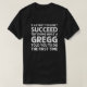 Camiseta GREGG Funny Surname Family Tree Birthday Reunião I (Frente do Design)