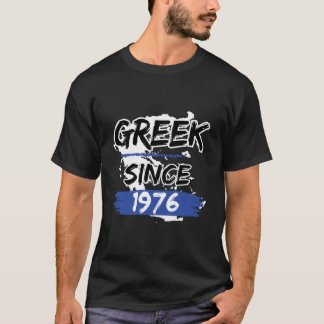 Camiseta Grego Desde 1976 Mapa da Grécia Grego