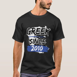 Camiseta Grego Desde 2010 Mapa de Grécias Grego