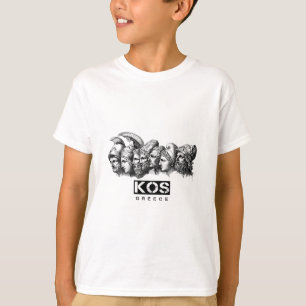Camiseta Grego Grécia Férias Férias de Praia Kos