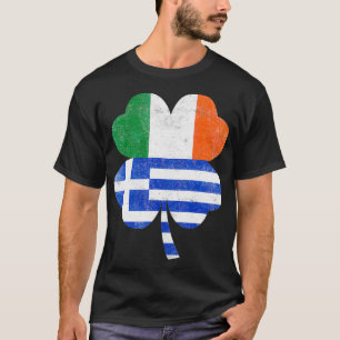 Camiseta Grego - Grécia irlandesa do Shamrock Irlanda Rua d