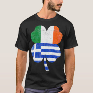 Camiseta Grego - Grécia irlandesa do Shamrock Irlanda Rua d