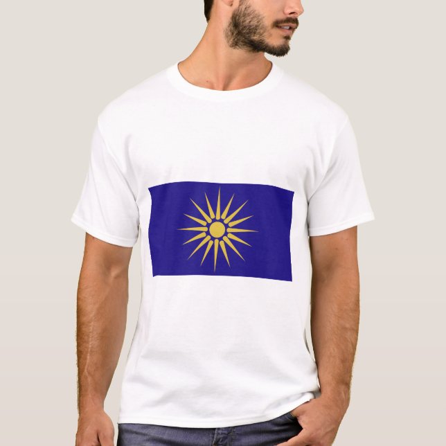 Camiseta Grego Macedónia, piscina (Frente)