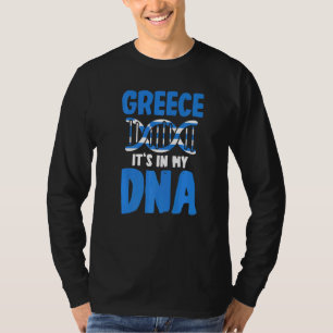 Camiseta Grego Patriótico Bandeira da Grécia Grécia Está No
