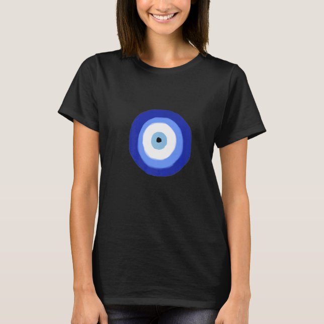 Camiseta Grego - Símbolo de Boa Sorte de Olho (Frente)