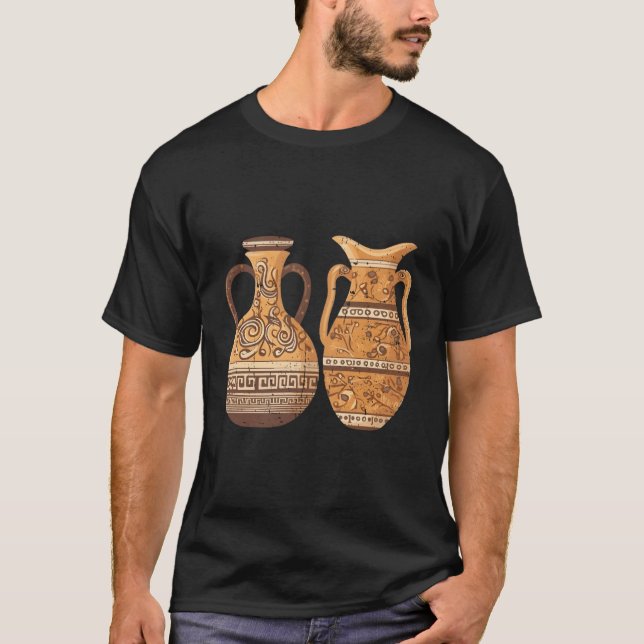 Camiseta Grego - Vases de Potência Cerâmica (Frente)