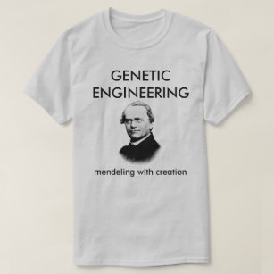 Camiseta Gregor Mendel Genética Engenharia