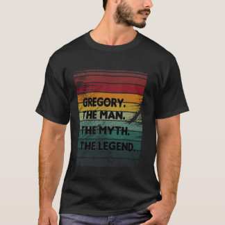 Camiseta Gregory Os Homens O Mito A Lenda Para Os Homens En