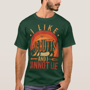 Camiseta Grelha De Churrasco Silhueta Eu Gosto De Bumbuns D