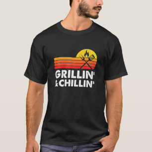 Camiseta Grelha E Refrigeração De CHURRASCOS De Carne De Fu