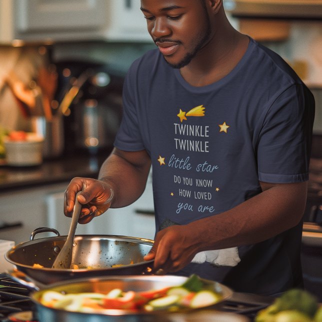 Camiseta Grelha, Grelha Pequena Estrela para Dormir Pinguim (Twinkle, Twinkle Little Star for Sleep Penguin Sl T-Shirt)