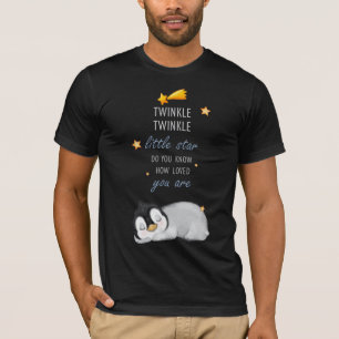 Camiseta Grelha, Grelha Pequena Estrela para o Pinguim do S