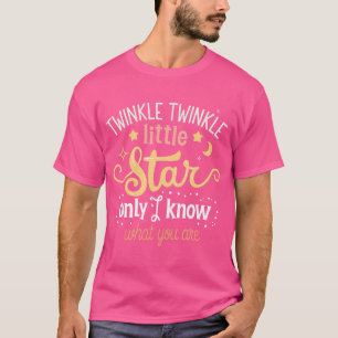 Camiseta Grelha Grelha Pequena Estrela Sexo de Bebê
